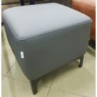 Pufas DZ6 40x40 su metalinėmis kojomis pilkas *J