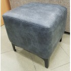 Pufas DZ6 40x40 su metalinėmis kojomis tamsiai pilkas *J
